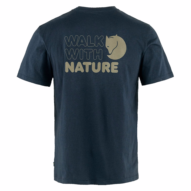 T-shirt pour hommes "Marcher avec la nature"