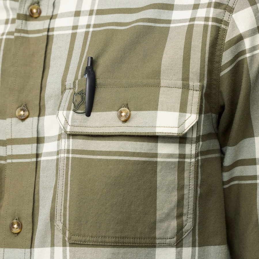Chemise en flanelle Ovik Lite de Fjällräven