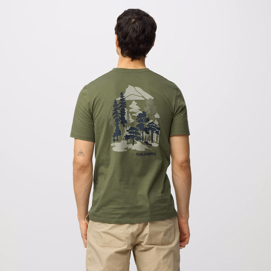 T-shirt Fjällräven pour hommes Swedish Forest