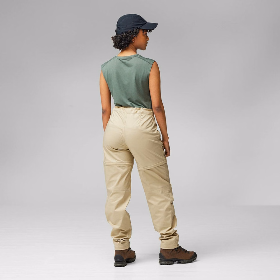 Pantalons de randonnée pour femmes Abisko à jambes courtes avec zip détachable