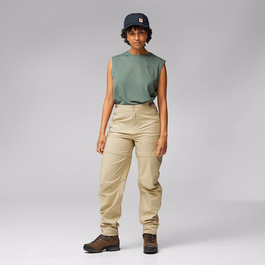 Pantalons de randonnée pour femmes Abisko à jambes courtes avec zip détachable