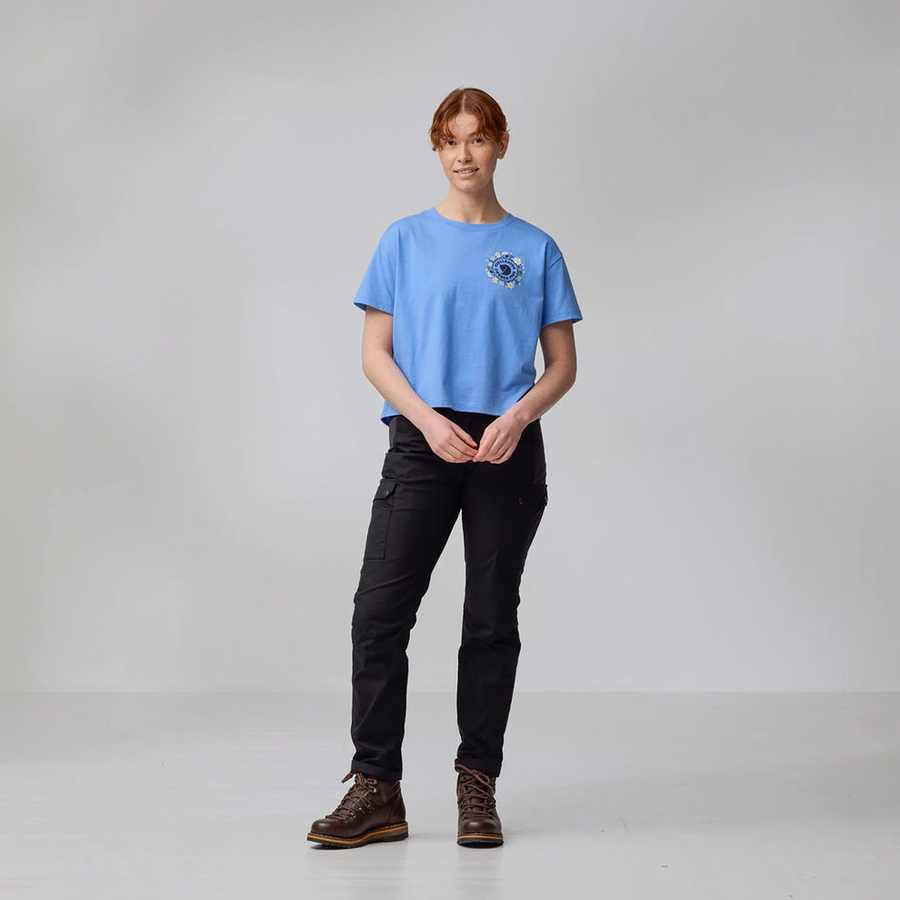 T-shirt Femme Fjallblomster Logo