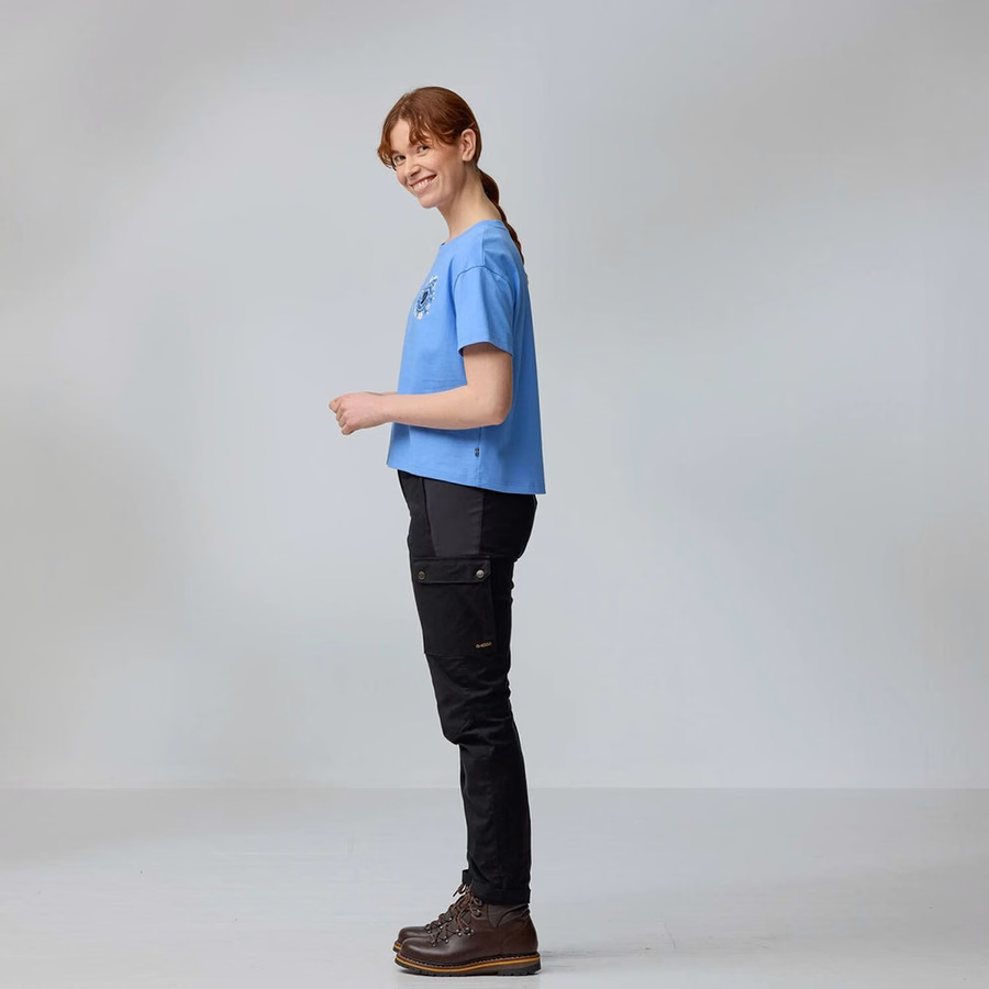 T-shirt Femme Fjallblomster Logo