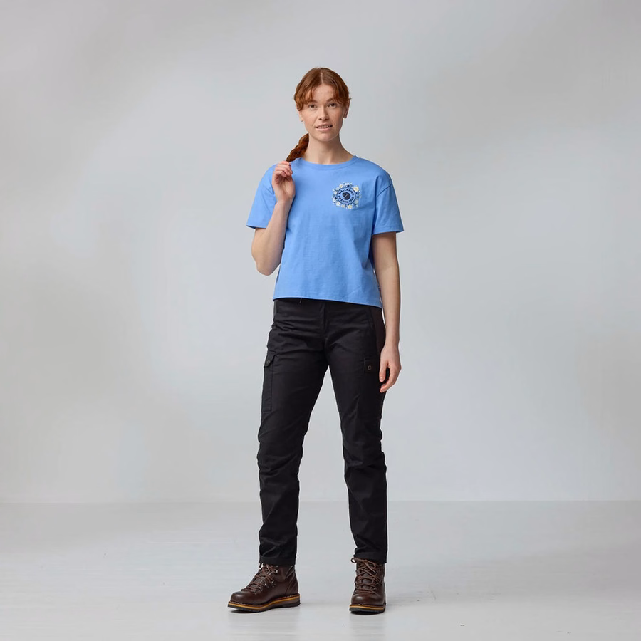 T-shirt Femme Fjallblomster Logo