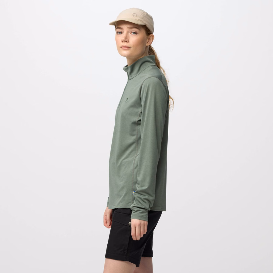 T-shirt à demi-zip Abisko pour femmes