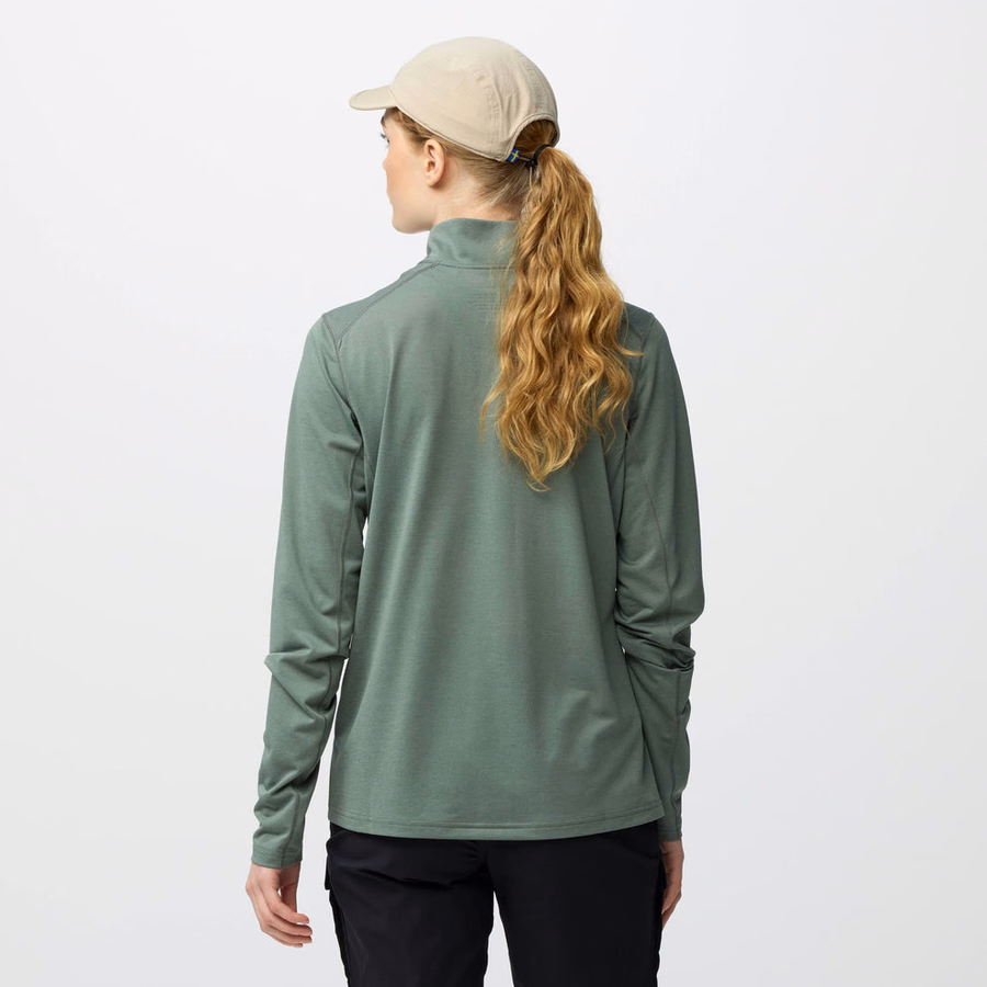 T-shirt à demi-zip Abisko pour femmes